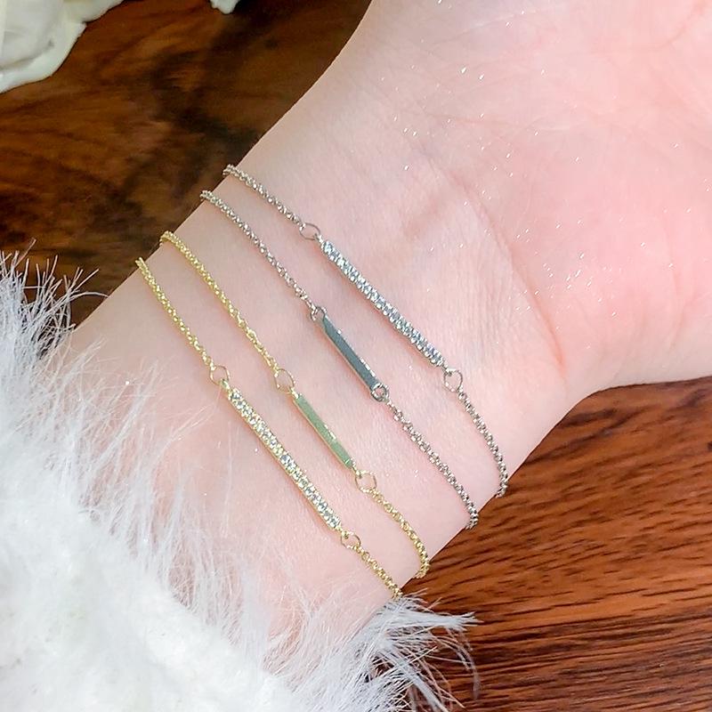 

Exquisite Minimalist Zircon Double-Layer Women s Bracelet