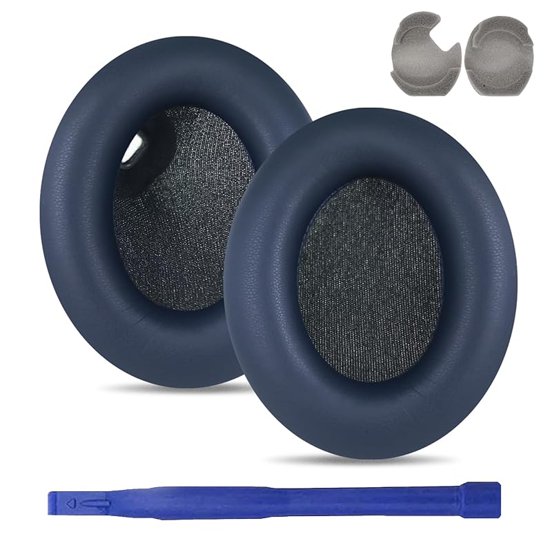 

umvowuxa replacement ear pads Sony Compatible with WH-1000XM4 headphones Soft protein leather (blue)