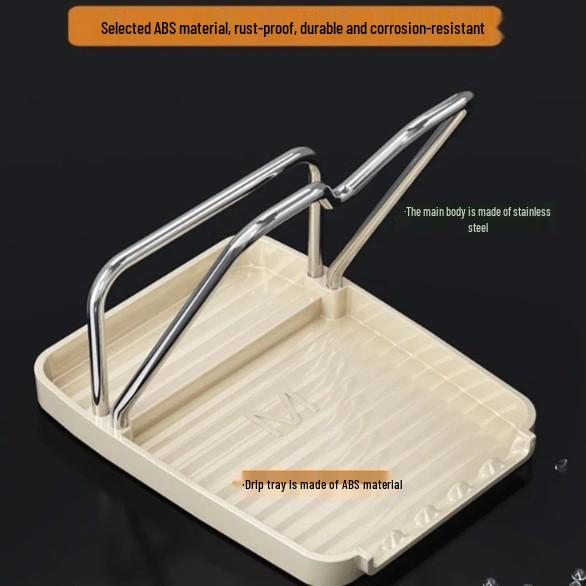 New User Exclusive: Multifunctional Pot Lid & Utensil Holder with Draining Tray – 0.5 Shipping