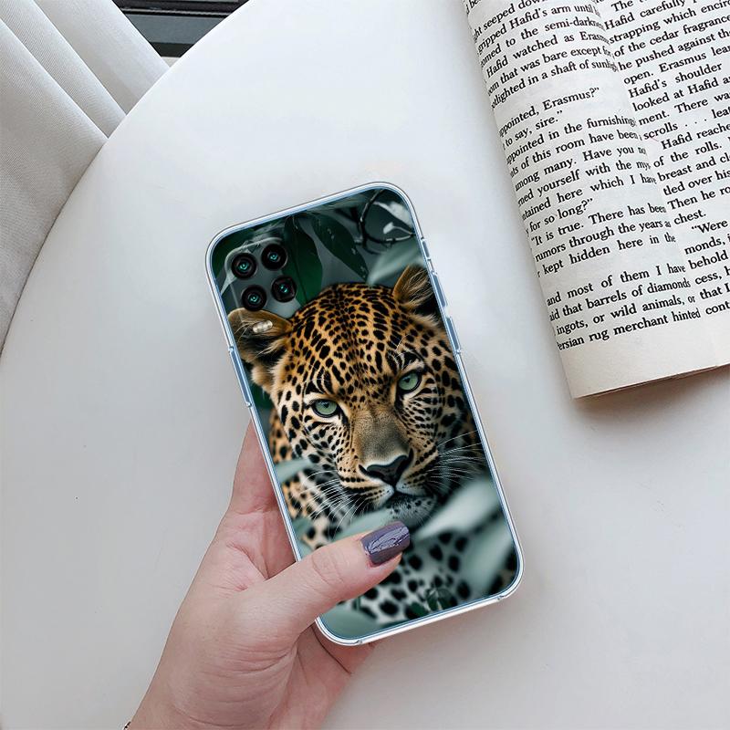 BH32 Leopard Phone Case for Motorola Moto G10 G20 G30 G31 G32 G34 G35 G41 G42 G50 G51 G52 G55 G60 G60S G62 G71 G72 G75