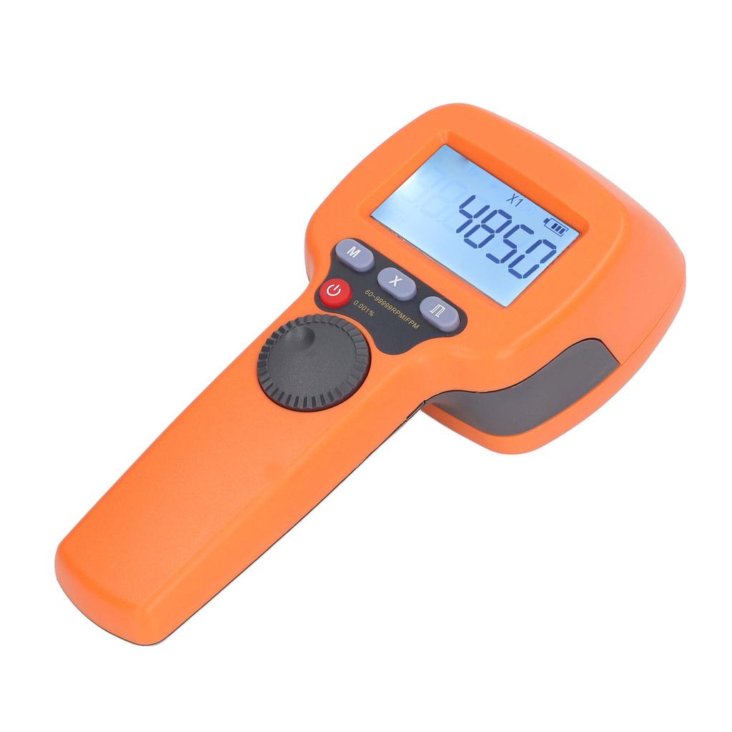 Digital Handheld Stroboscope High Accuracy Prevents Contact LED Flash Strobe Speedometer for HVAC