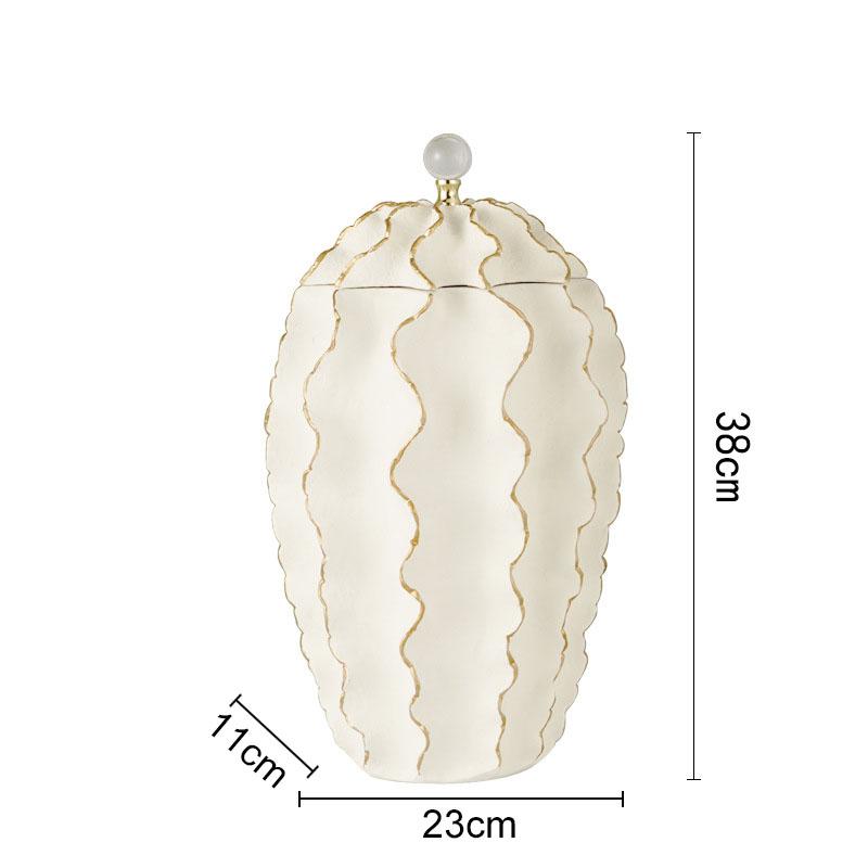 Ceramic Vase Simulation Fruit Storage Jar Flower Pots Decorative Floral Flower Arrangement Porcelain Vases Nordic Home Decor