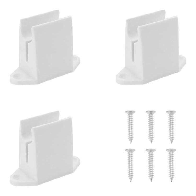 

3PCS/Pack Universals Roller Blind Awning Hand Crank Holder Wall Mount Brackets Plastic Smooth Operations And Easy Setups 1