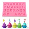 26 Letters Shape Silicone Mold Set Flexible Silicone Chocolate Candy Mold  Party Decoration