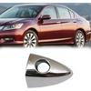 Front Driver Door Handle Key Bezel Cover for Honda Accord 2013-2017 Exterior Left Side Lock Cap Key Hole Trim Replaces 72184 T2A G21,72184T2AG21 LH