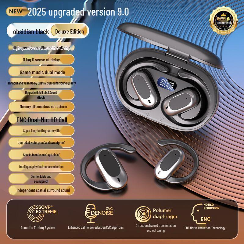 

Sound of Nature 2025 Bone Conduction Open-Ear Wireless Bluetooth Headphones - Ultra-Long Battery for Sports & Running Standard Sound - Low Battery Life - Slow Charging