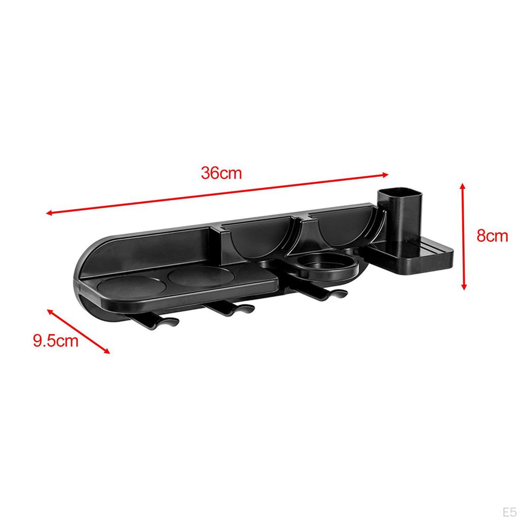Coffee Portafilter Holder Station Organizer Rack Wall Mount