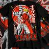 Trigun Póló Vash The Stampede Hold Vicces Komédia Fiú Anime Manga Ajándék Póló Férfi Kerek Nyakú Rövid Ujjú Póló