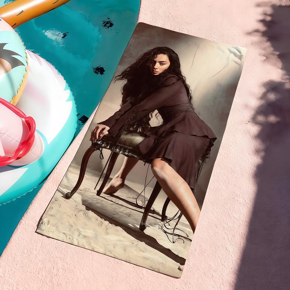 C-Charli XCX Wuthering Heights Beach Towel For Beaches Yoga Studios Gyms Hot Springs Swimming Pools And Picnics