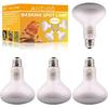 Aiicioo Reptile Basking Light Bulb - 150 Watt Heat Light Bulb 4 Pack for Reptile Heat Lamp Bulb for Bearded Dragon Lizard Turtle Tortoise Daylight