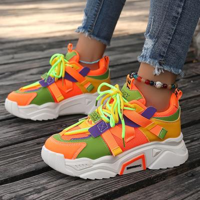 Women Sneakers New Fashion Outdoor Platform Shoes Women Breathable Trend Casual Sneakers Women Designer Shoes De Mujer