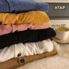 Spring Autumn Corduroy Long Sleeve Men's Shirts Streetwear Solid Color Oversize Harajuku Man Shirt