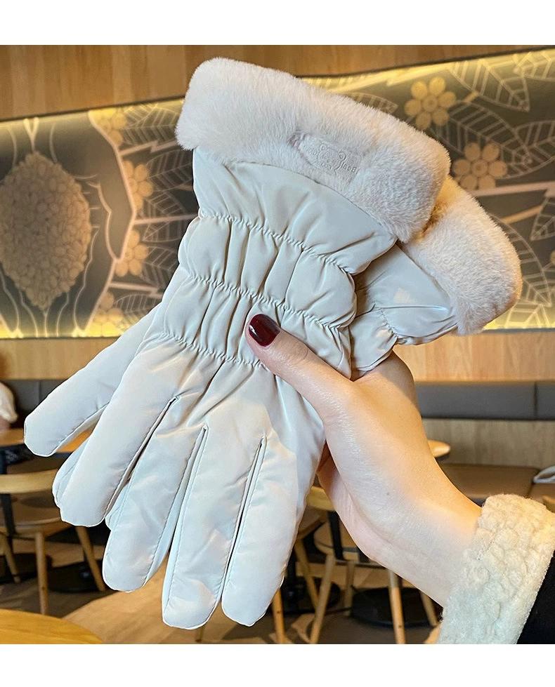 Winter Cycling Gloves Non Slip Touch Ski Gloves Snowboard Accessories Waterproof Pocket Warm Men's Gloves