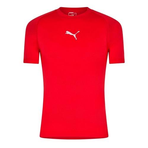 Puma Mens Performance Plain Round Neck Athletic T-Shirt