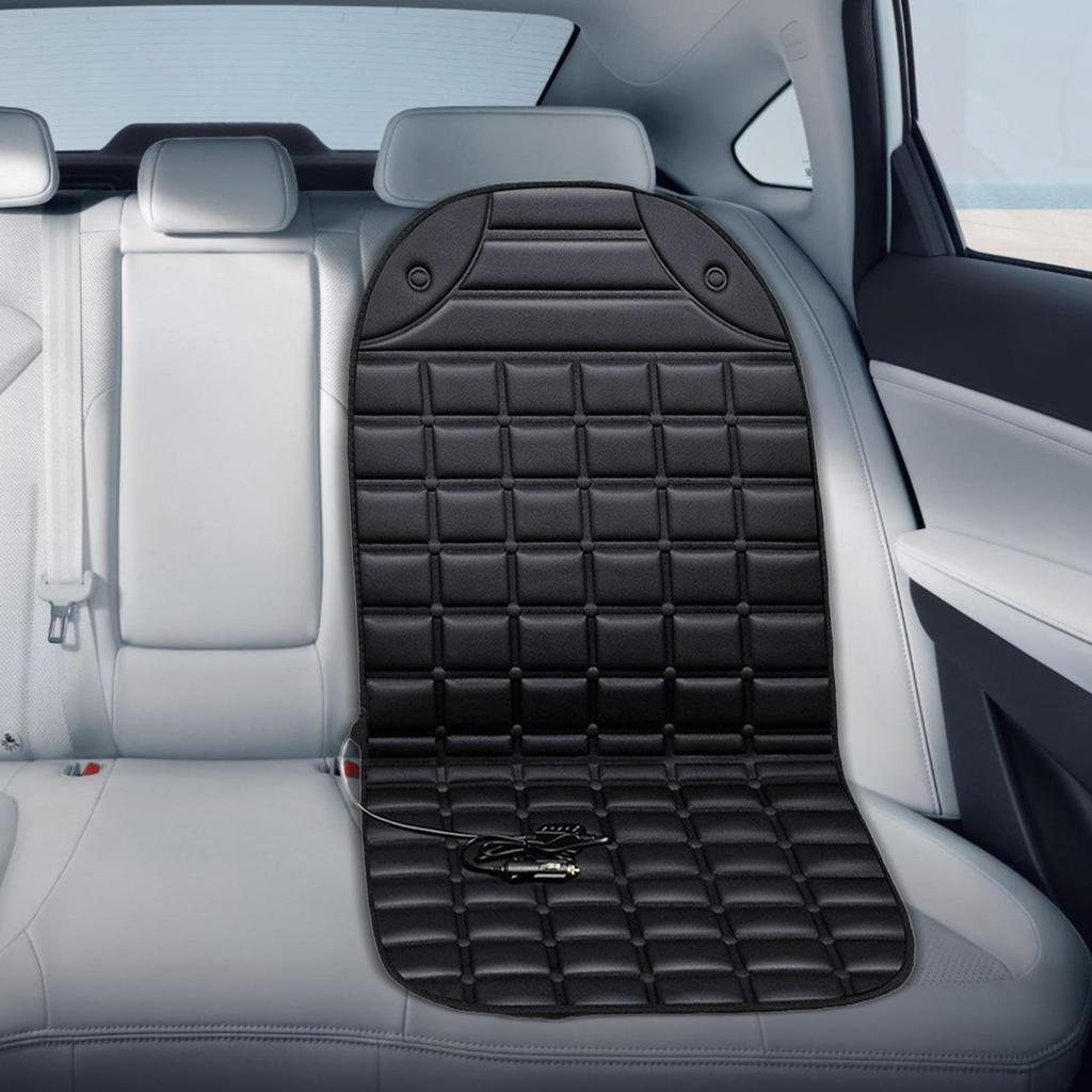 Car Heated Seat Cover 12V Vehicle Winter Supplies Electric Auto Seat Heater For Cars Trucks SUVs RVs Drivers Travelers Winter