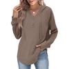 Women's Fashion Women's Lightweight Long Sleeve Pullover With Pockets Preppy Graphic Hoodie
