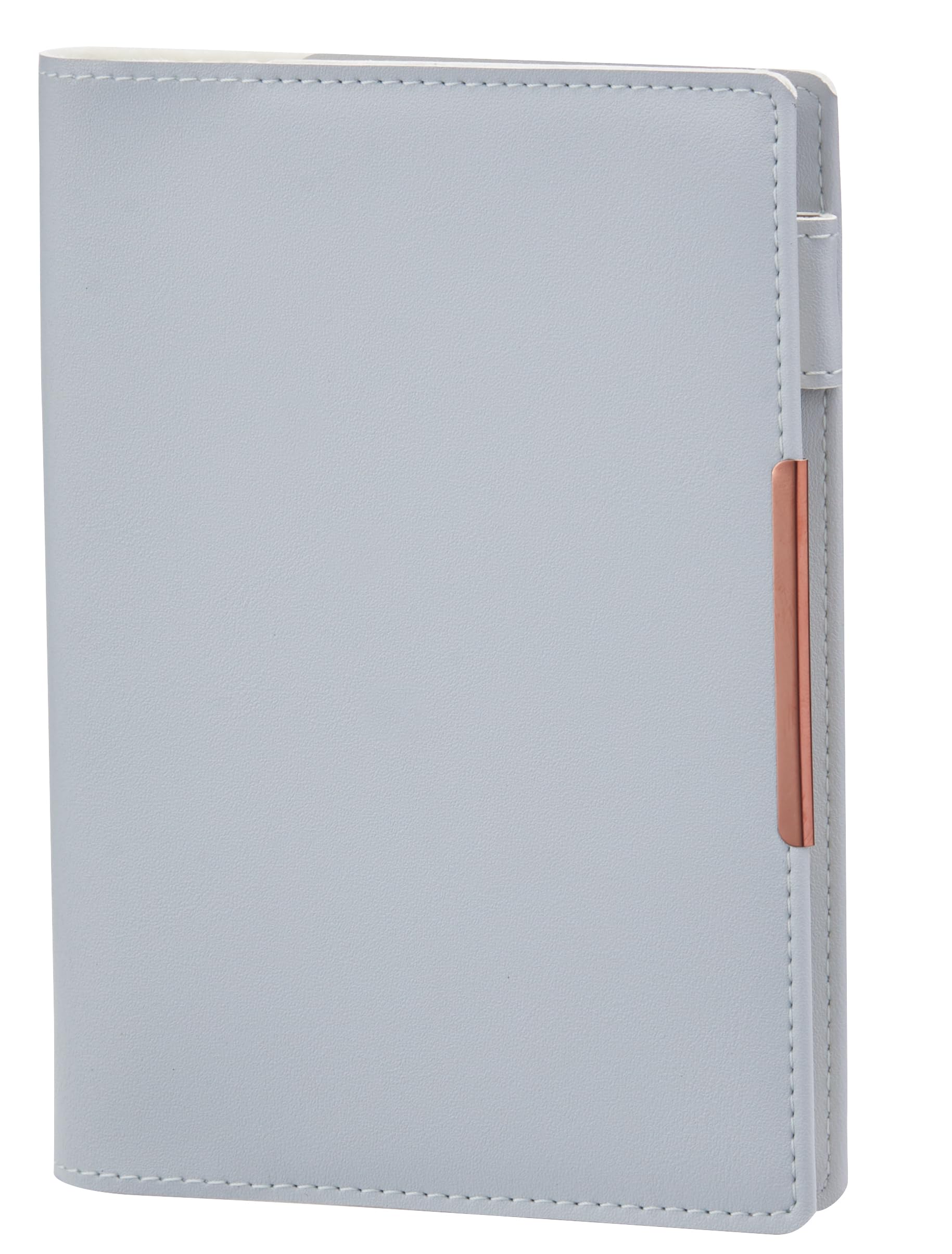 

Raymay Fujii Notebook 2025 Schedule Book Nofes Diary Weekly Left A6 Stone Blue RFD2545A Compatible with April 2025 Start