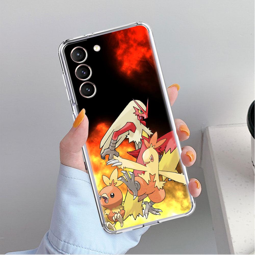Clear Case For Samsung Galaxy S22 S20 FE S21 S10 S9 Plus Note 20 Ultra 10 Lite Transparent Phone Shell Pokemon Cute Pikachu