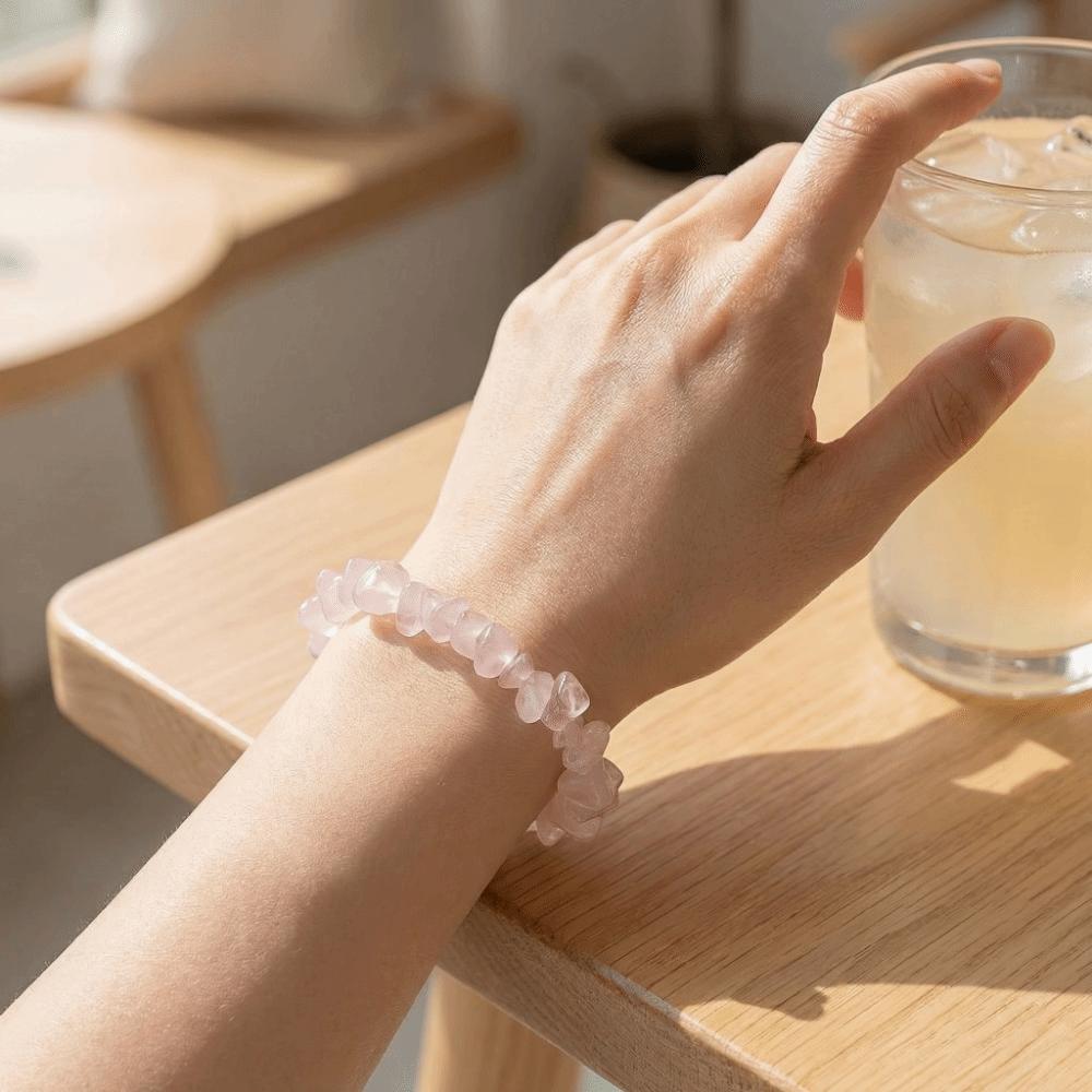 Elegant Crystal Bracelet Tiger Eye Gemstone Jewelry Elegant Natural Stone Bracelet  Ethnic Style