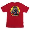 Santa Monica Airlines Natas Kaupas PANTERA GRITANDO Camiseta de Skateboard ROJA