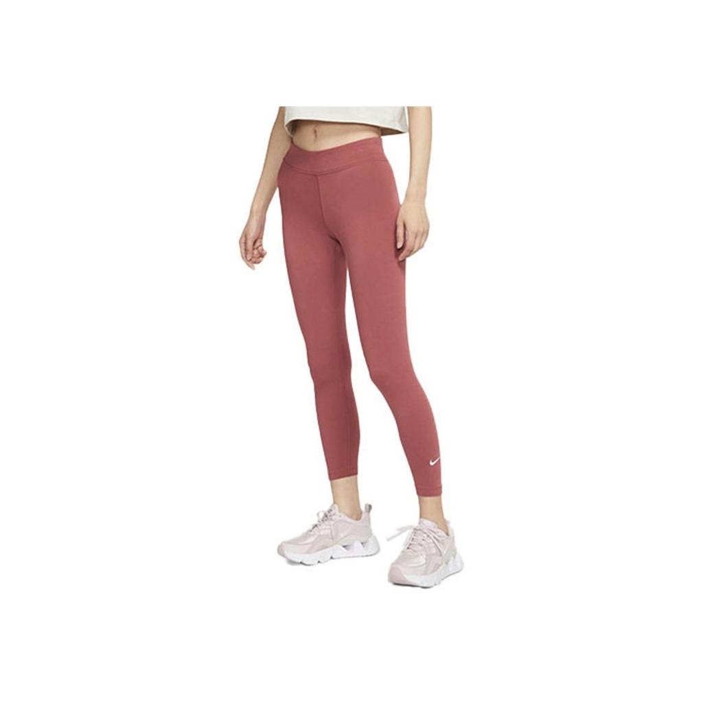 Nike Sportswear Essential 7/8 Solid Color Casual Leggings Women Leggings Orange CZ8533-691