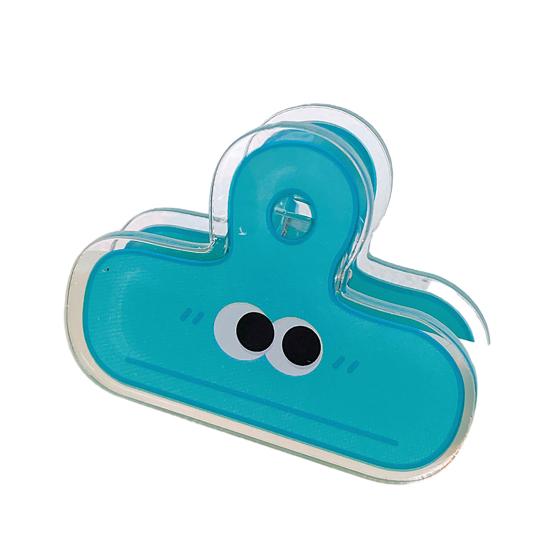 12 Pcs Long Tail Ticket Clip Colorful Acrylic Paper Binder Clips Document Information Storage Clamp for Home School Office Supplies