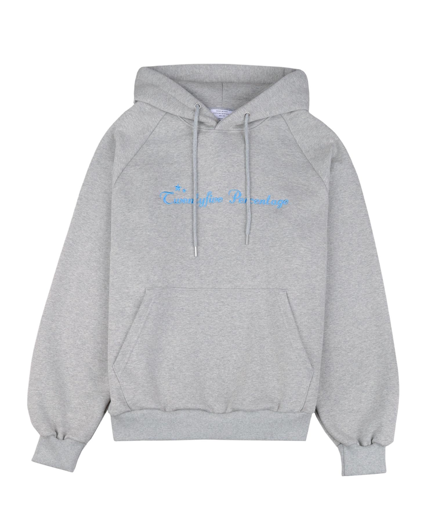 Twenty-Five Percentage 25P Star Logo Raglan Hoodie 25B41227Mg 25B41227Mg Melange Free