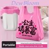 Household Heavy Duty Pe Trash Bag With Handle For Kitchen And Living Room Use