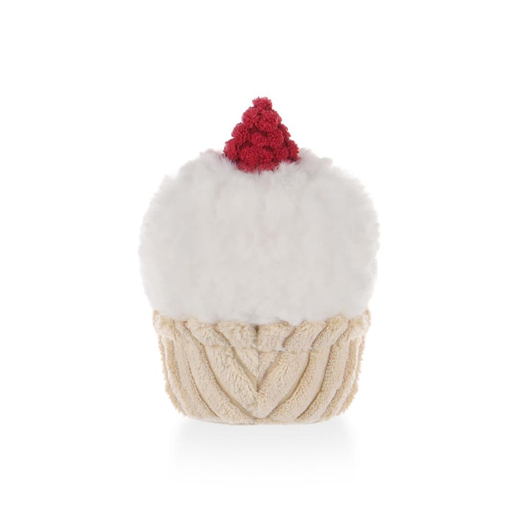 Apricot Lamb Cupcake Plush Toy for Kids, Soft and Cute Fluffy Cupcake for Girls and Boys, 12cm