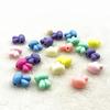 New 15pcs 13*15mm Colourful Rabbit Acrylic Loose Spacer Beads for Jewelry Making DIY Bracelets Accessories