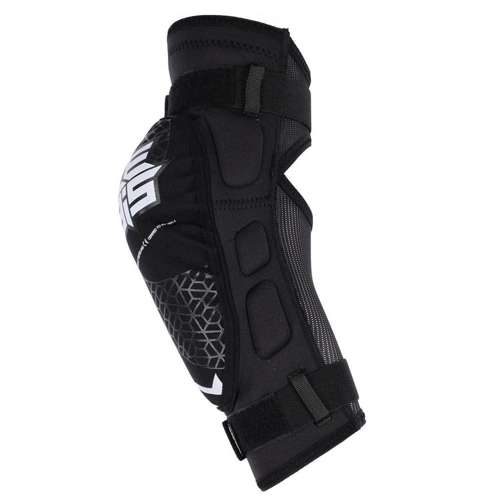 ACERBIS SOFT Elbow One Size Fits Guards, Black/White, All, AC-23456
