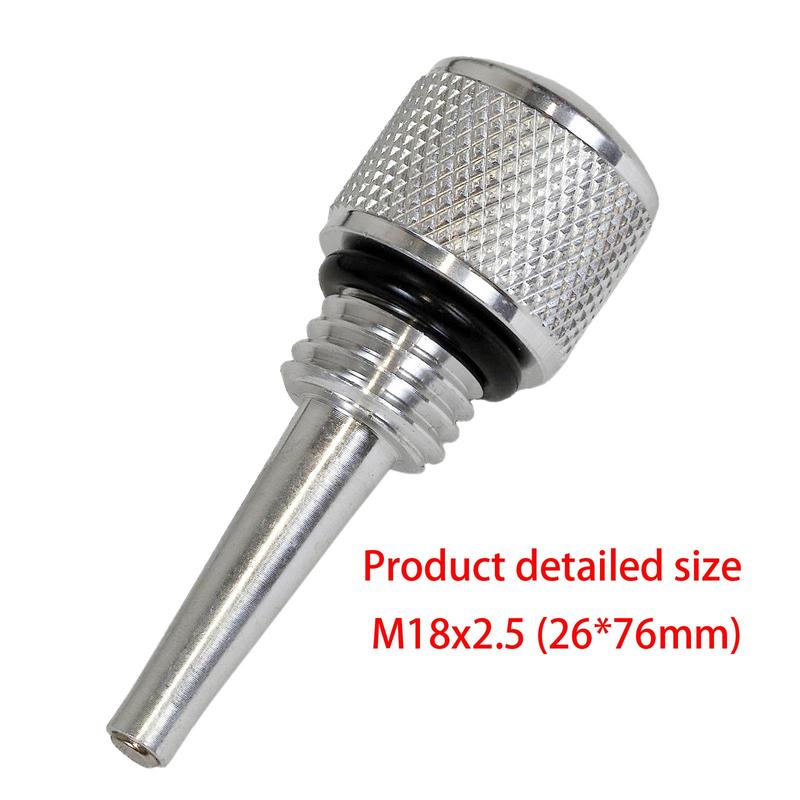Aluminum Alloy Magnetic Oil Dipstick Direct Replaces Automotive Parts Durable Accessory for Generator Maintenance