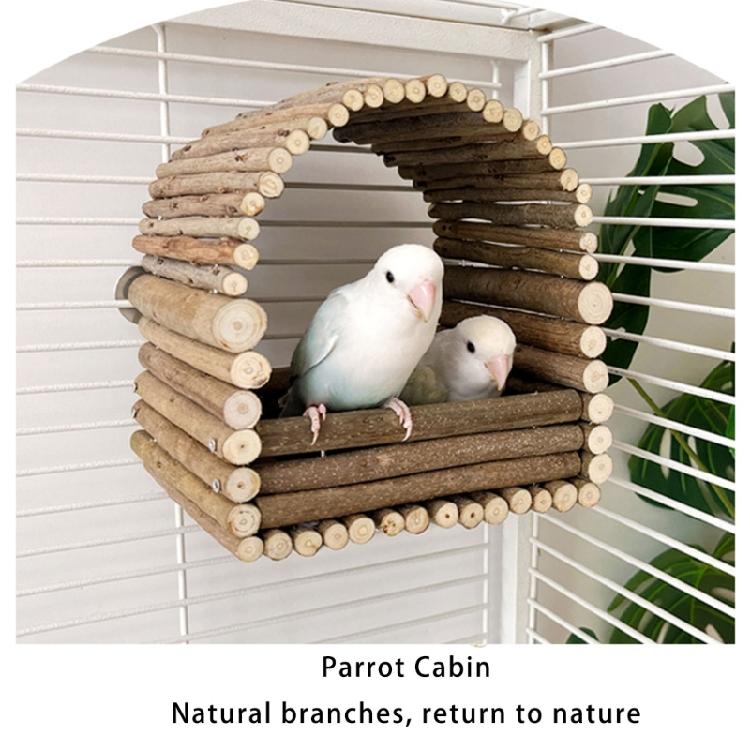 Premium Wooden Rabbit Safe Enclosed Habitat Rabbit Nestings Hideouts for Adult Small Animals