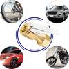 1/4 "Brass Tire Inflator Lock Chuck Air Compressor Quick Connect Pump Adapter with Clip Connector Tongue Car Accessories