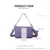 Women Large Capacity Oxford Crossbody Bag with Adjustable Strap for Daily Commute