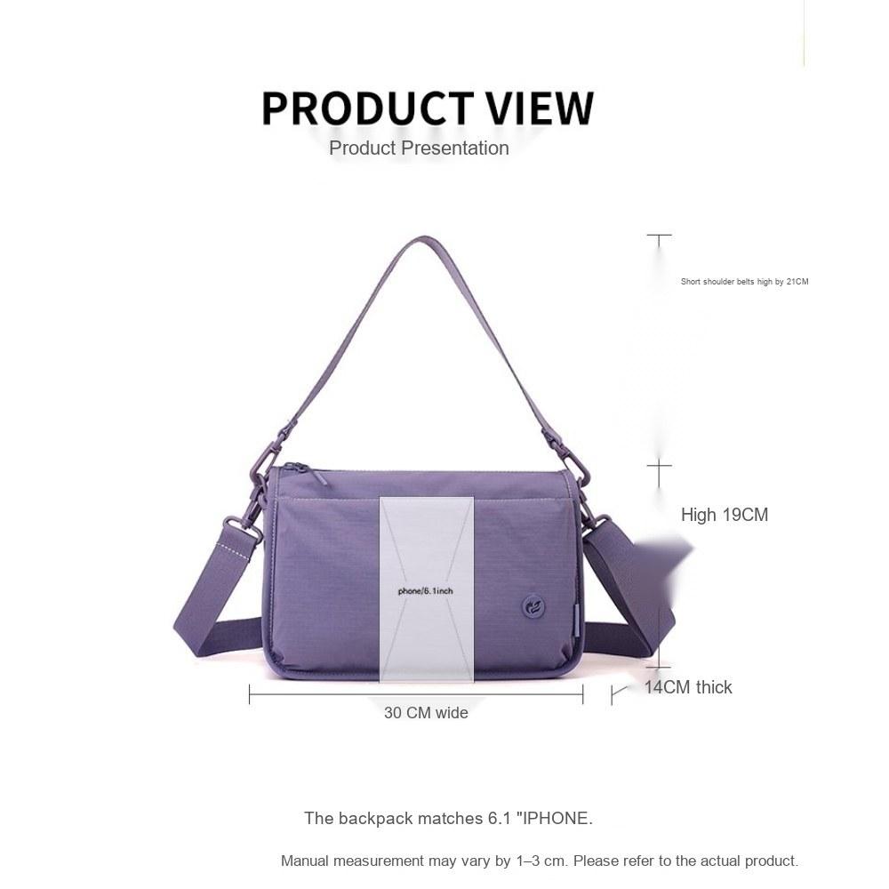 Women Large Capacity Oxford Crossbody Bag with Adjustable Strap for Daily Commute