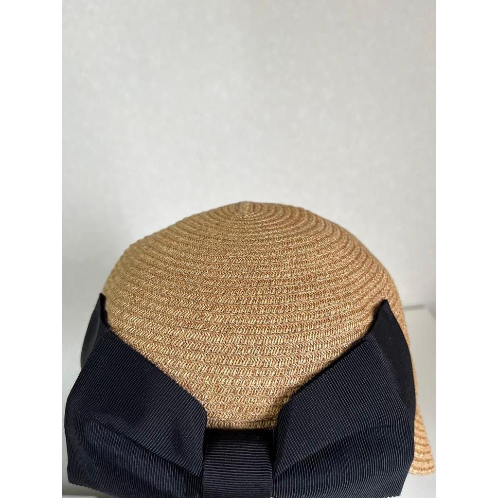 Used CA4LA SUNSHINE3 Casilla Casquette Sun Visor Hat Ribbon Beige 58cm Made in Japan 15.950