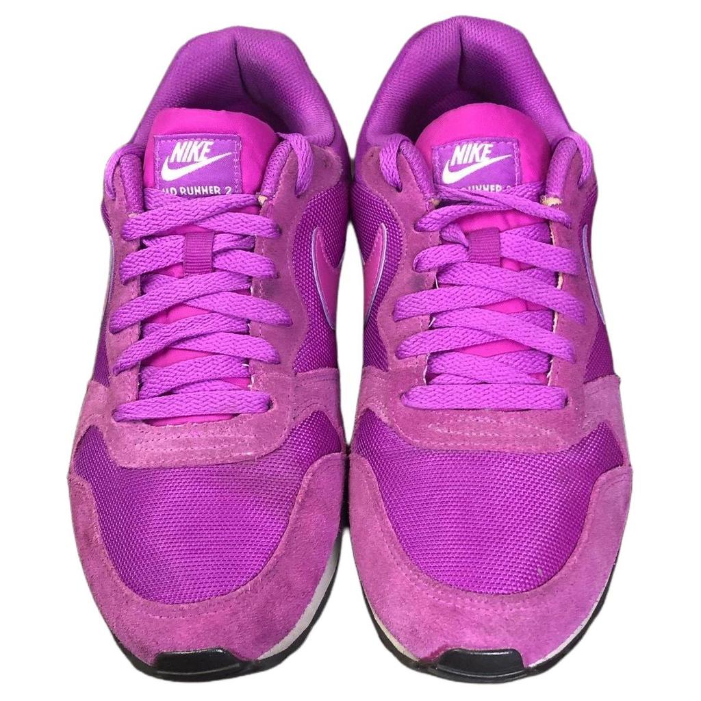Nike MD Runner 2 Comfortable Versatile Breathable Low-Top Running Shoes Women sneaker Purple 749869-501