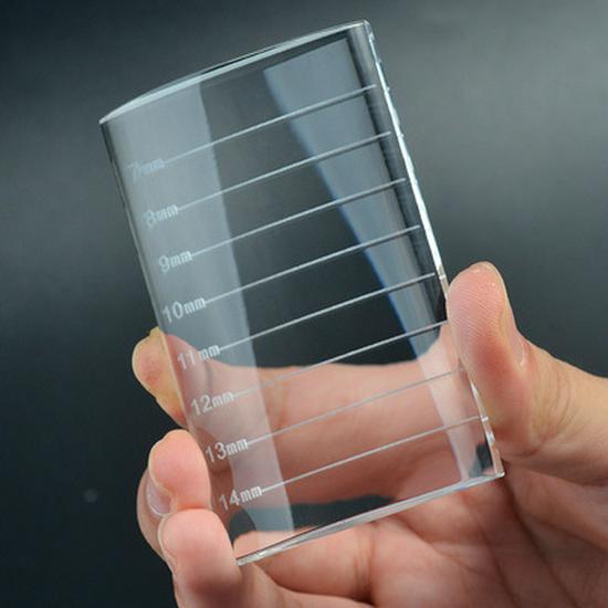 Crystal Eyelash Extension Tray and Glue Pad