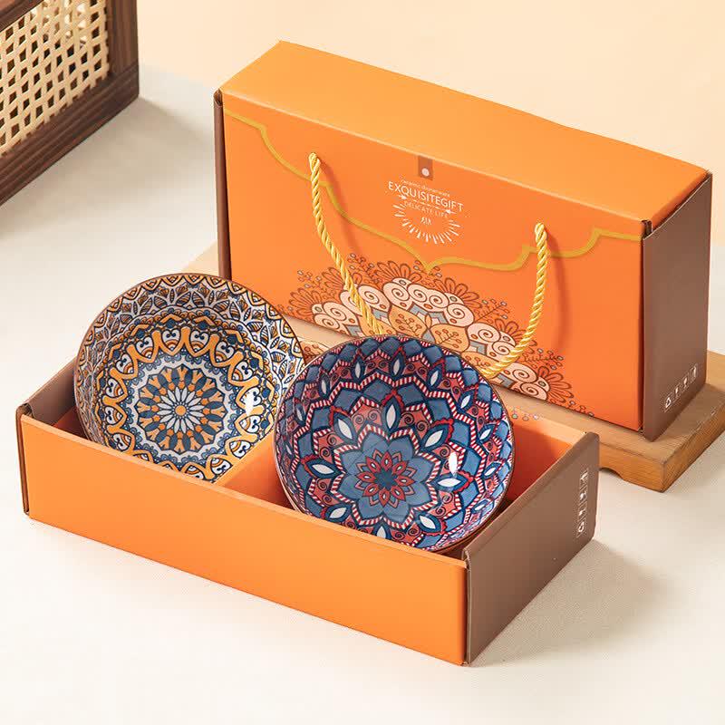 Ruhan Ceramic Bohemian Bowl Gift Set