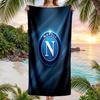 Asciugamano da Spiaggia Asciugatura Rapida in Microfibra Assorbente Portatile da Viaggio per Nuoto con Stampa SSC Napoli