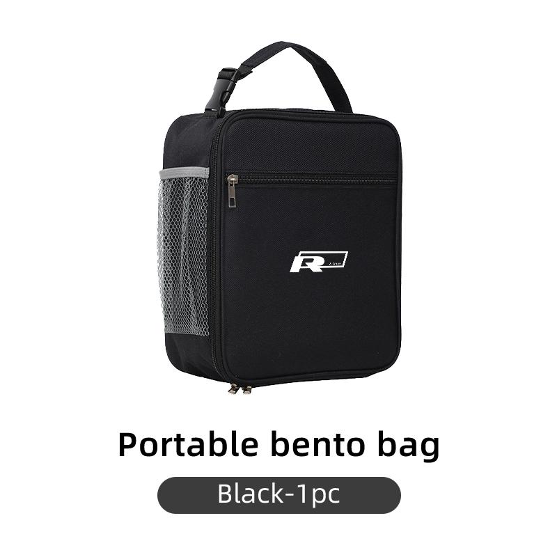 YNEPB1 Car Insulated Lunch Bag Ice Pack Food Container Food Picnic Bags For VW T5 GTI R Line Polo Golf 5 6 Passat Scirocco