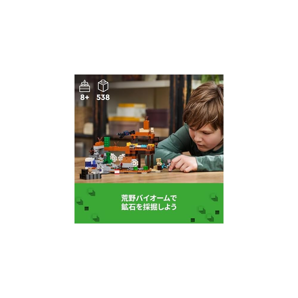 LEGO Minecraft Abandoned Mine Toy Set 21263 Building Blocks for Kids Ages 8-10