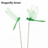 5/10PCS Handicraft Lawn Ornament Yard Artificial Dragonfly Thin Stick With Stem Simulation Butterfly