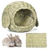 Leichtes Kaninchen Gras Haus Leichte Spielzeug Hütten für Kaninchen Eichhörnchen Meerschweinchen Spielen Schlafen Mahlen Gras Versteck