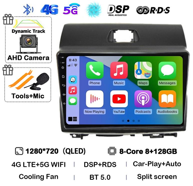 Android 14 Carpaly Auto Car Radio For KIA Ray 2011-2017 4G+WIFI GPS Navigation Video Multimedia Video Player Stereo 360 Camera