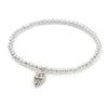 Antique Owl 92.5 Silver Daily Lucky Owl Silver Bracelet