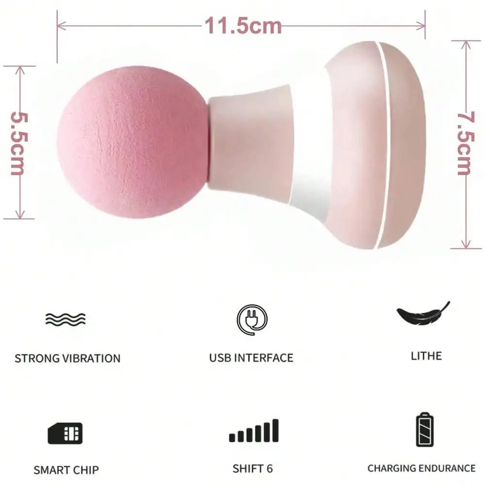 Mini Smart Rechargeable Muscle Massage Gun, Full Body Relaxation And Recovery Device, Portable Fascia Release Massager