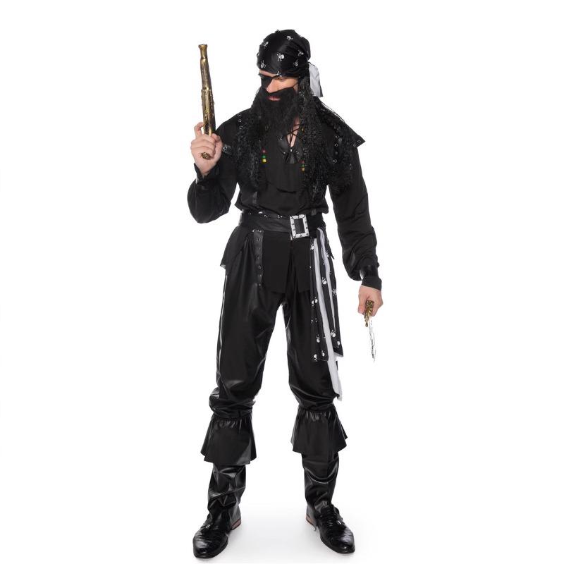 New halloween cosplay pirate of the caribbean costume adult couple pirate stage costume strong