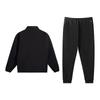Li-Ning Breathable Versatile Round Neck Comfortable Commuter Sweatshirt Set Men sweatshirt set Black AJDV341-1+AKLVC87-1